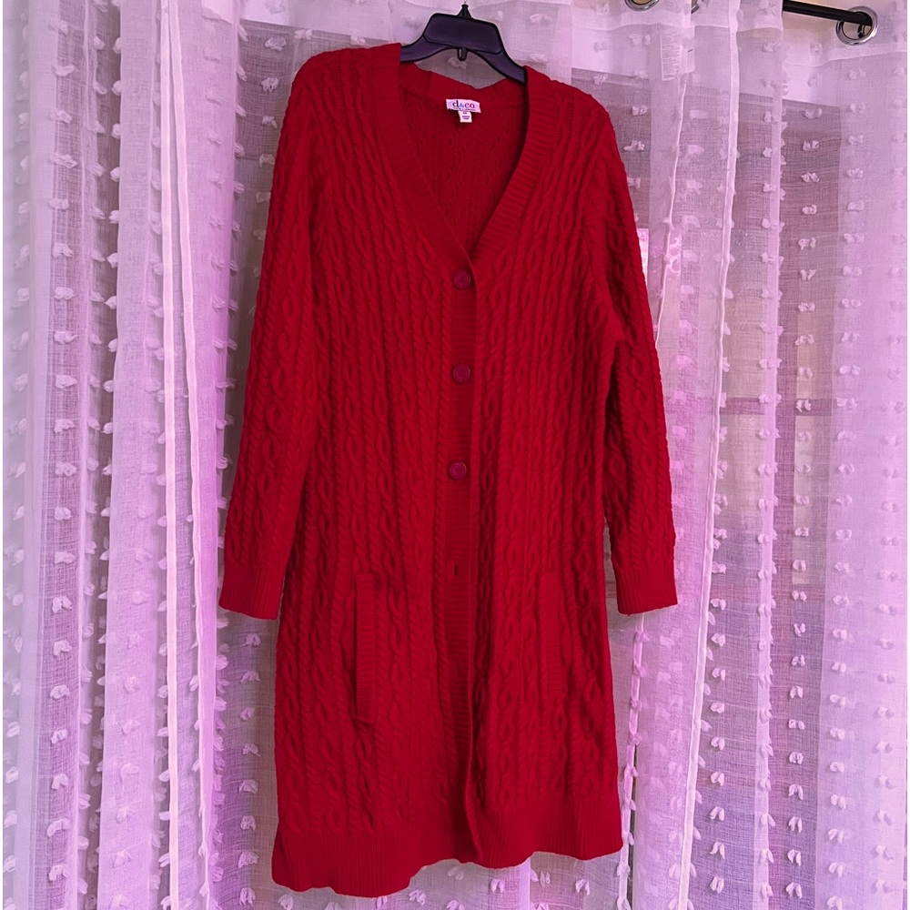 ♥️Chunky cable knit maxi cardigan♥️